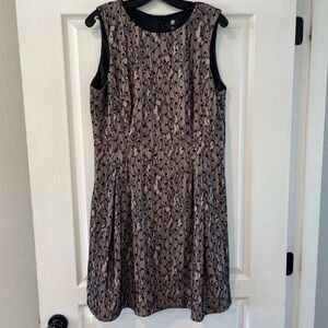 Jason Wu Black and Pink Lace Midi Dress XL